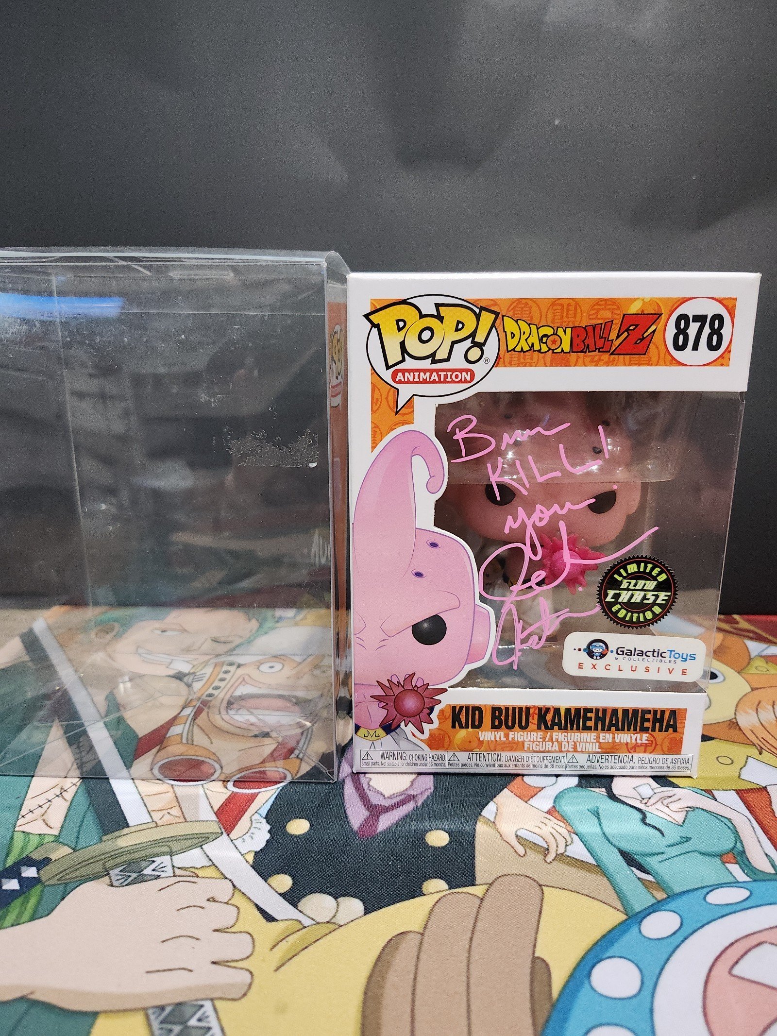 Kid Buu - Dragonball Z funko 878 Chase signed by Josh Martin
