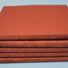 William Shakespeare 5 Antique Books Edited By William J Rolfe