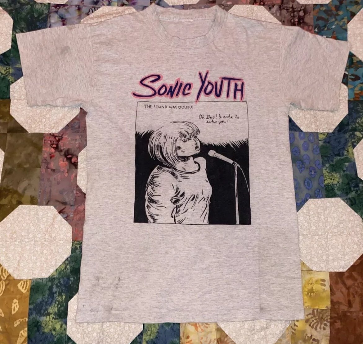 Vintage Sonic Youth Goo T Shirt Raymond Pettibon