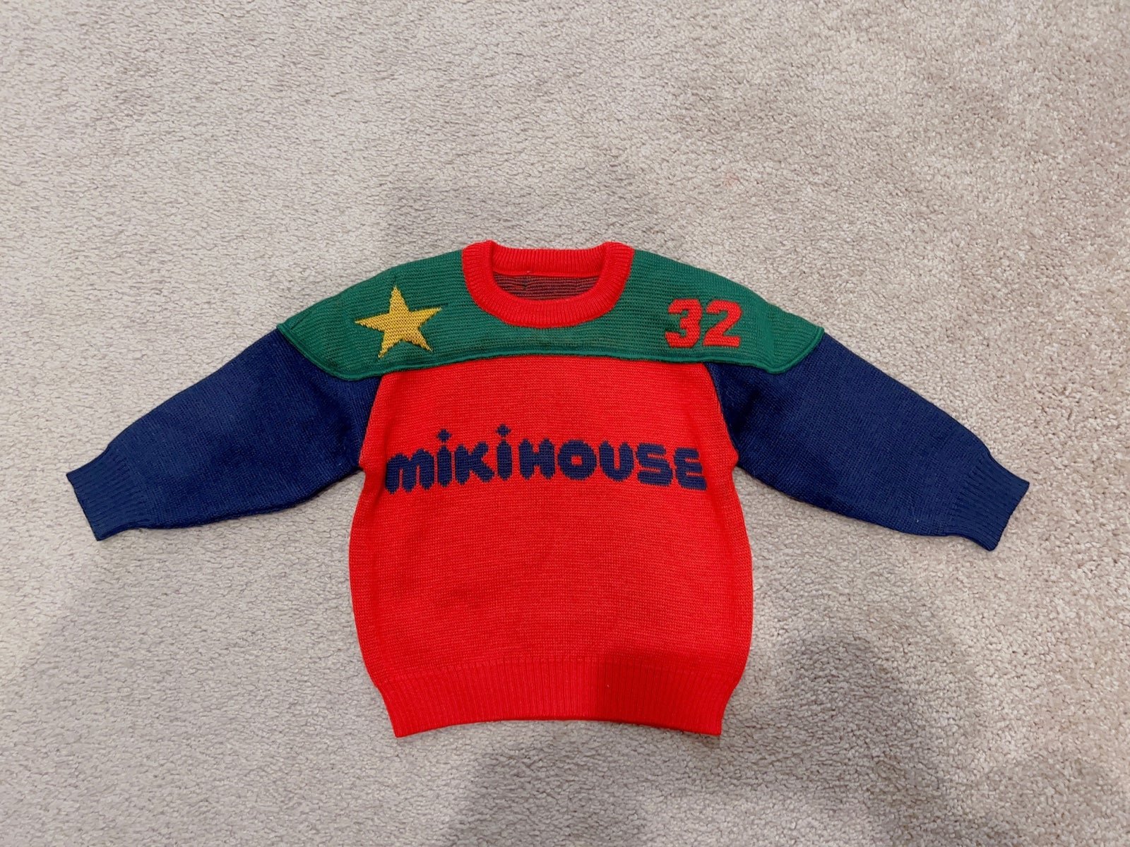 Boy miki House Sweater Top Size 2T -3T Long Sleeve