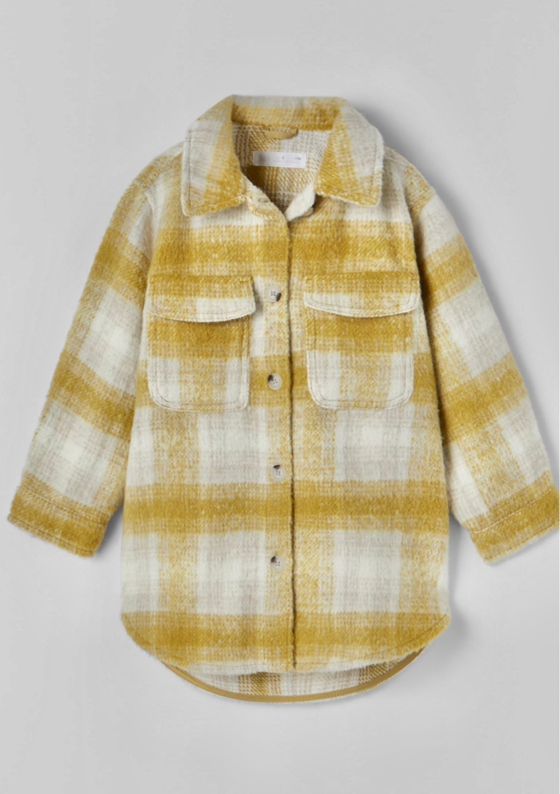 New Zara long plaid overshirt