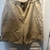 L.L. Bean Womens Stretch Shorts Size 16 Original Fit Beige Front Pockets Cotton