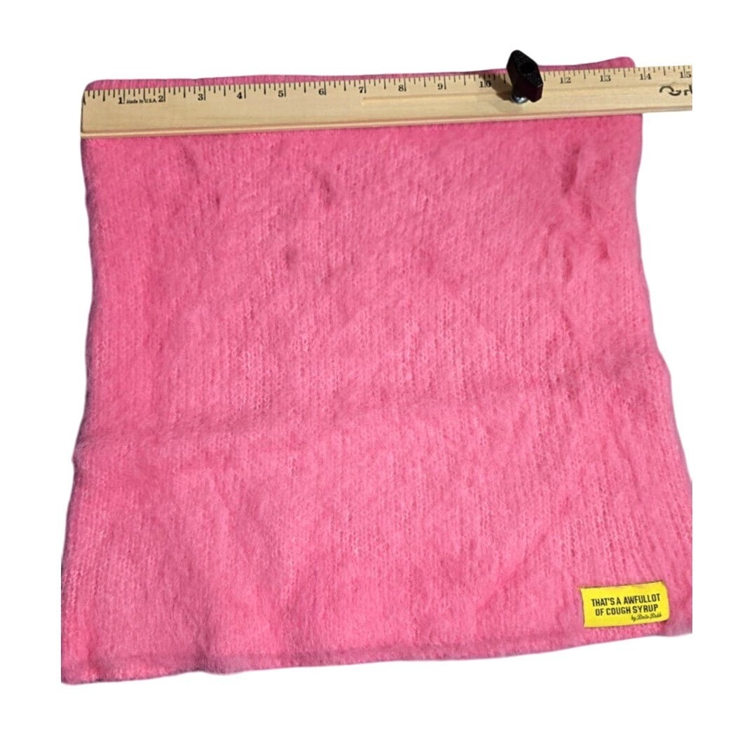 Womens Small That's A Awful Lot Of Cough Syrup Mohair Skirt Desto Dubb Pink New