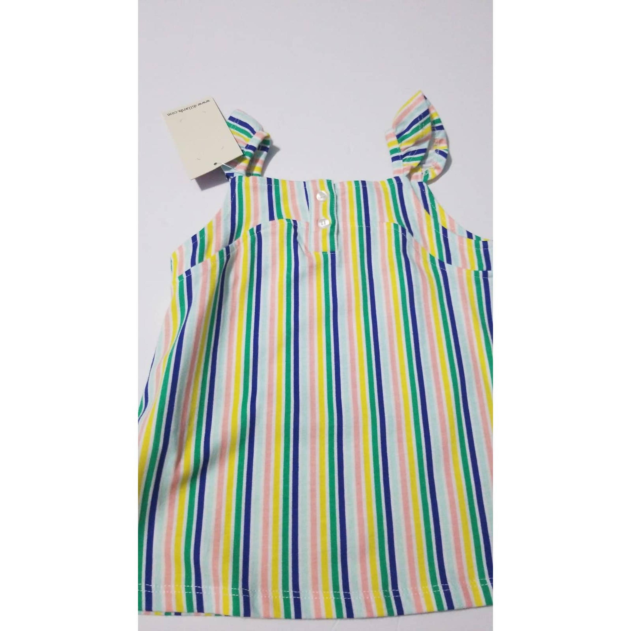 adventure wear by Copper Key baby girl colorful stripes  dress size 4T NWT