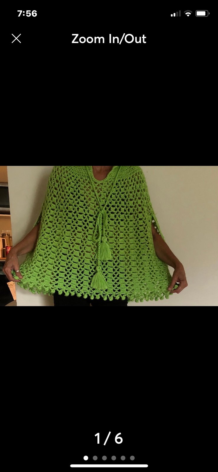 Homemade poncho
