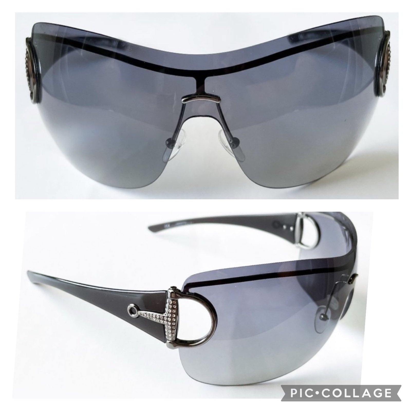 Gucci Grey GG 2711/S Horsebit Shield Sunglasses