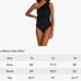 La Blanca Shirred One Shoulder One Piece Swimsuit Size 12 Black New With Tags