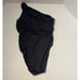 La Blanca Shirred One Shoulder One Piece Swimsuit Size 12 Black New With Tags