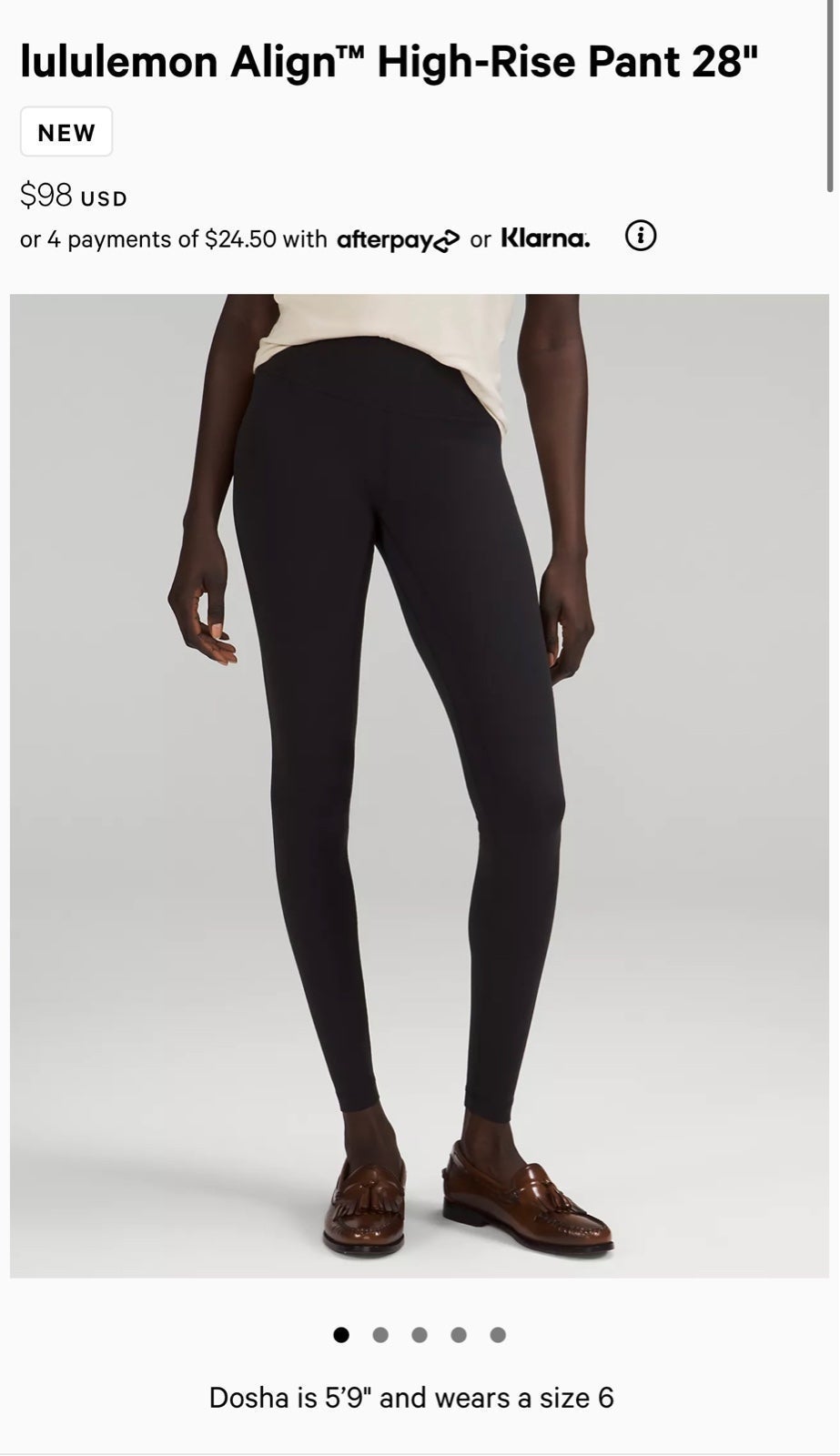 lululemon Align™ High-Rise Pant 28 size 0