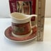 Pfalzgraff Holiday Spice Gravy Boat with Saucer 16 oz Christmas Decor