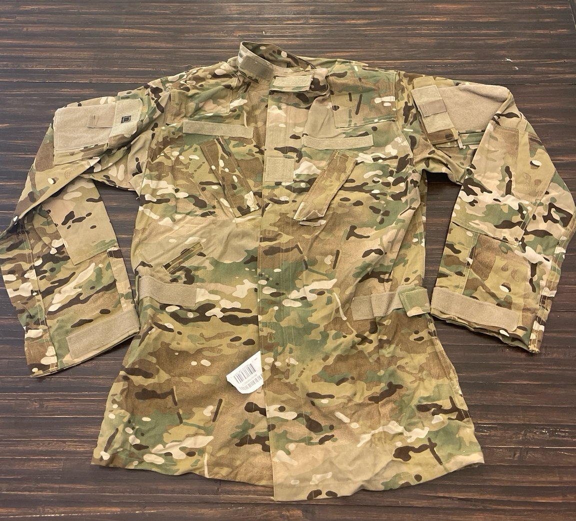 NWT ARMY OCP MULTICAM AIRCREW UNIFORM TOP AVIATION COAT MEDIUM/LONG A2CU