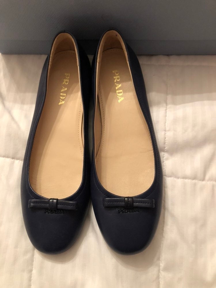 Prada-Ballerinas Blue 36