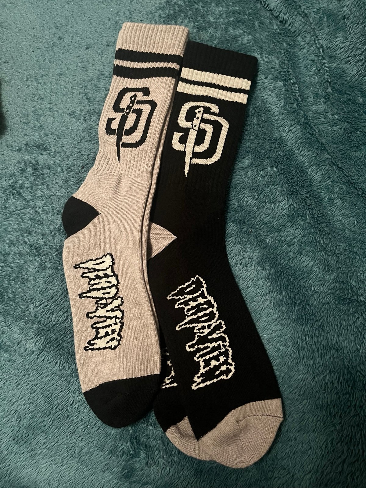 San Diego stab Diego dead view socks