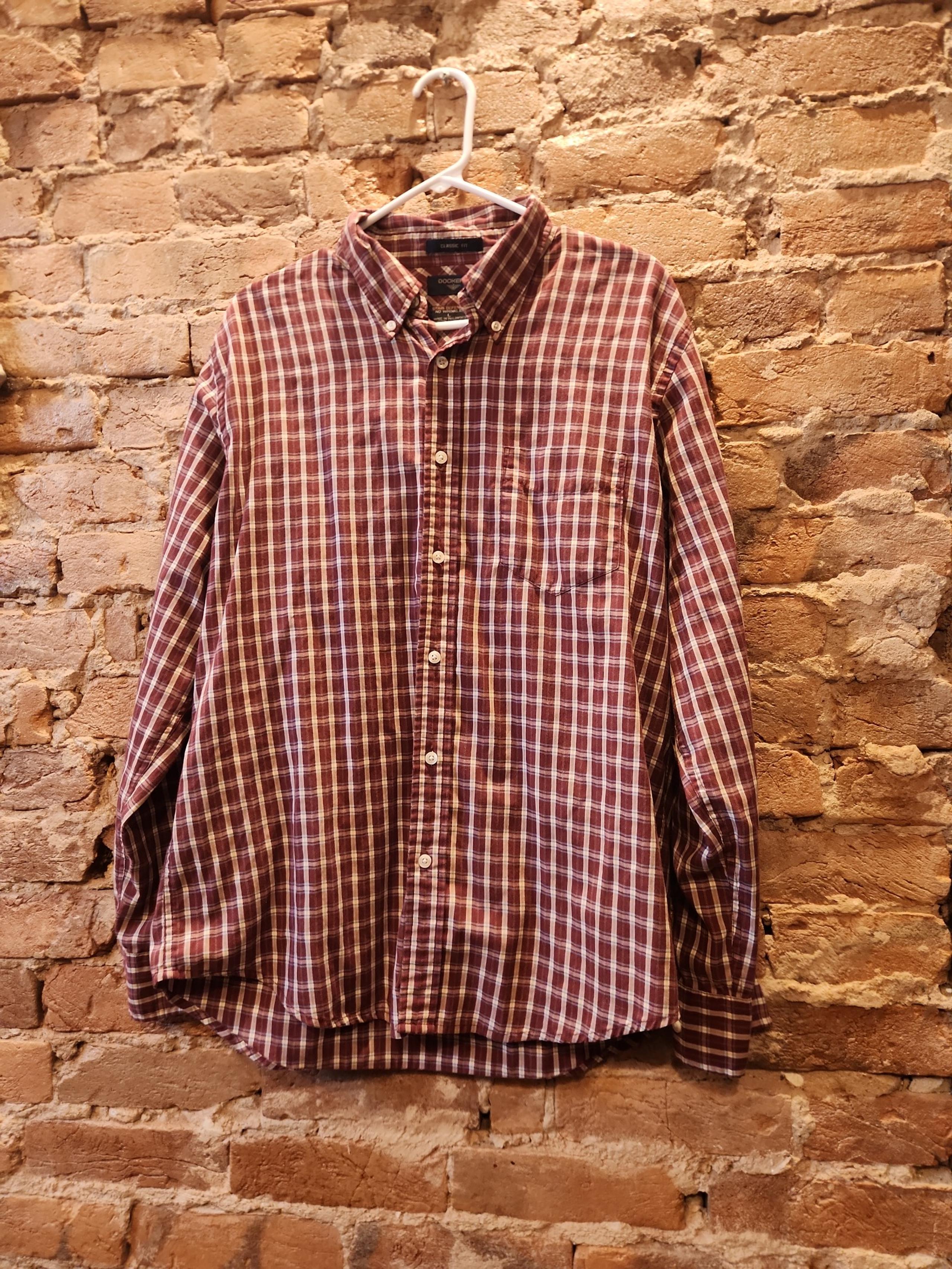 Like New! Dockers No Wrinkle Men's Button-up Size L