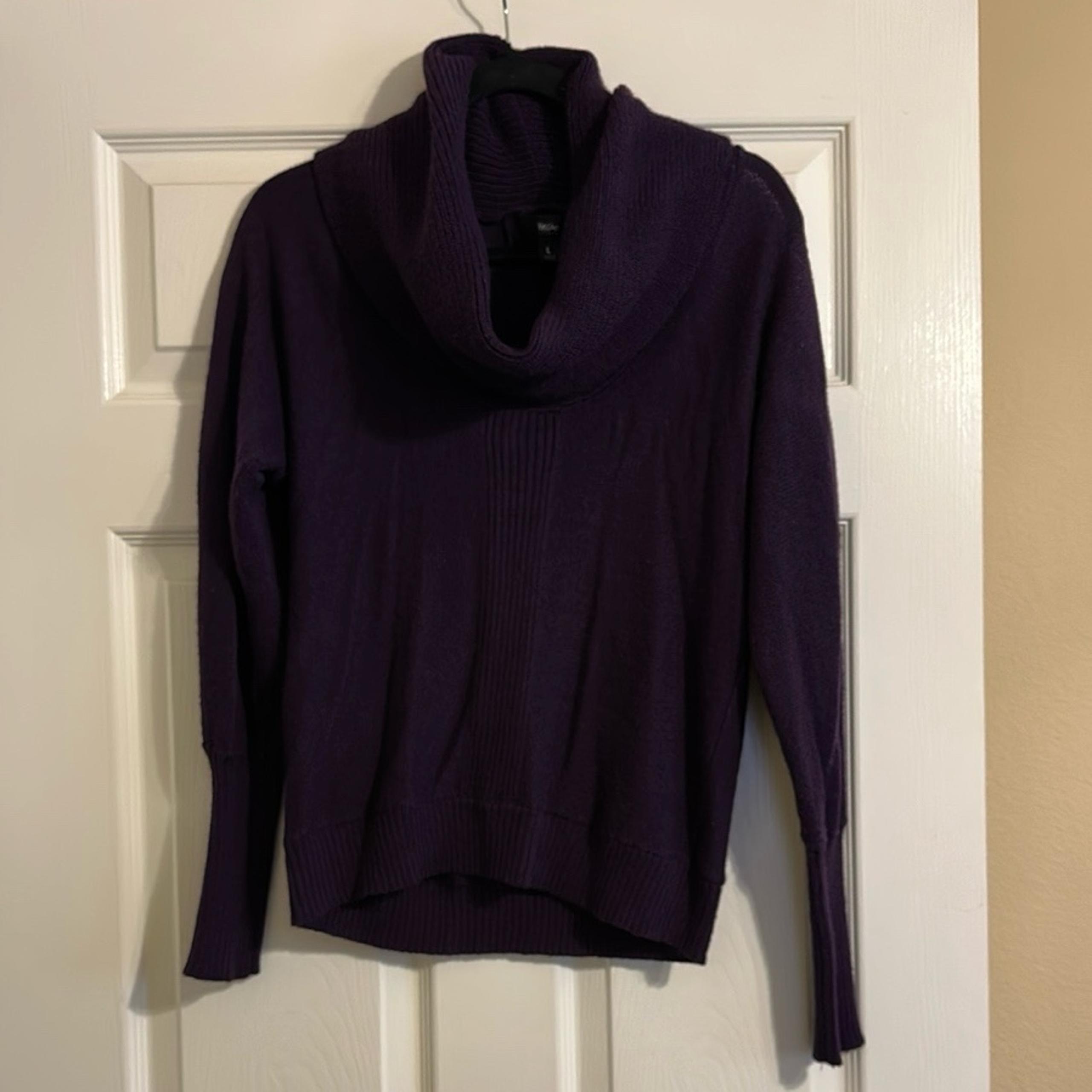 Purple Cowl Neck Mossimo Sweater