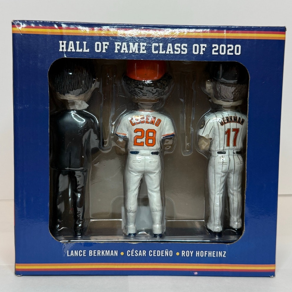 Houston Astros HALL OF FAME CLASS OF 2020 Bobblehead Set NEW IN BOX