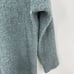 CATHERINE MALANDRINO Wool Blend Cozy Eyelash Knit Turtleneck Sweater Teal Small