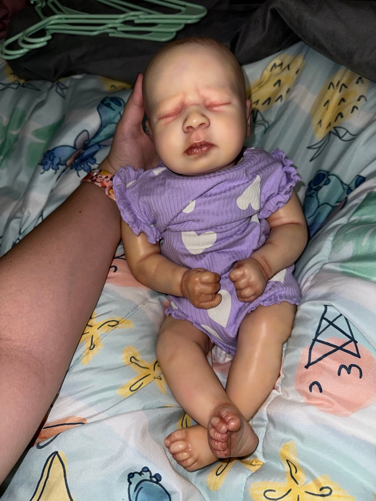 Realborn Mary asleep