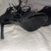 black strappy heels