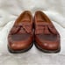 Allen Edmonds Cody Woven Front Tassel Loafers Chili Brown Size 9D