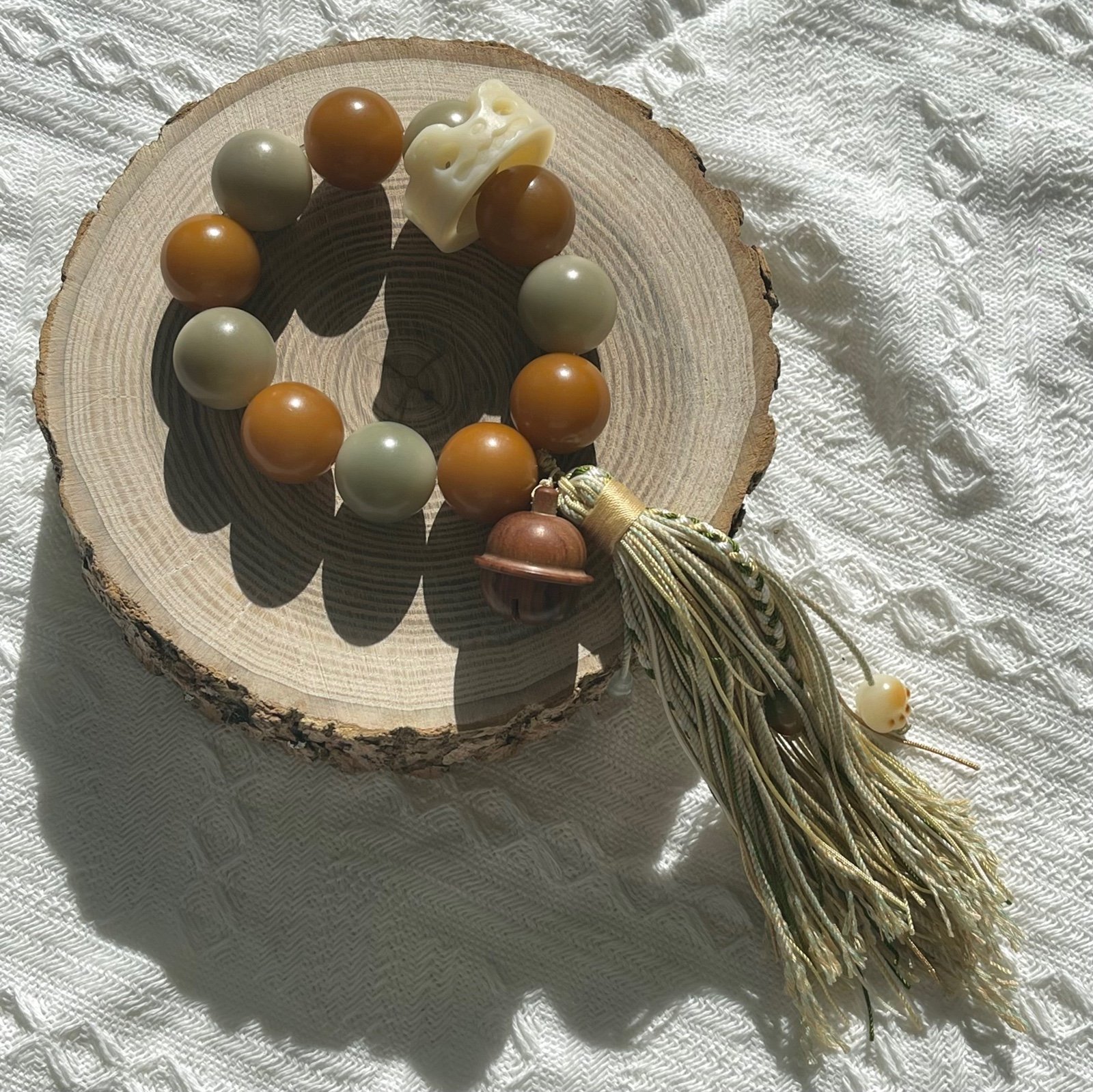 Big Size Bodhi Root Bracelet Mala Praying Bead Perfume Box Bone Ring