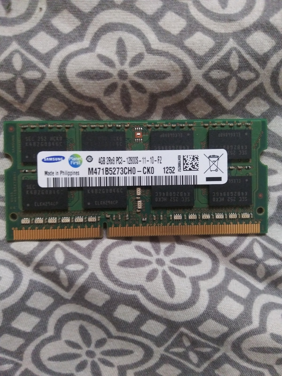 SAMSUNG M471B5273Ch0-Ck0 Memory Module For Laptop-M471B5273Ch0-Ck0