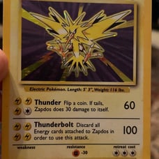 1999 Zapdos HALO Base Set