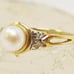 10K Gold Pearl Ring