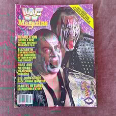 Vintage WWF Wrestling Magazine March 1989 Demolition Mr. Perfect Randy Savage