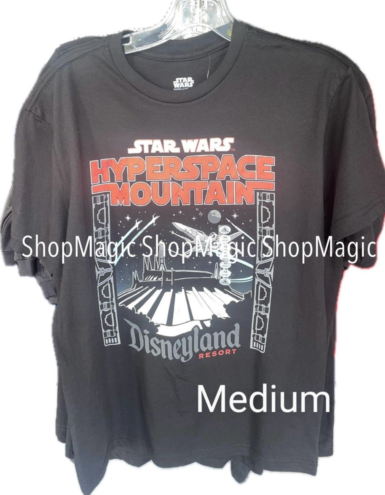 Disney Park Disneyland Resort Star Wars Hyperspace Mountain 2025