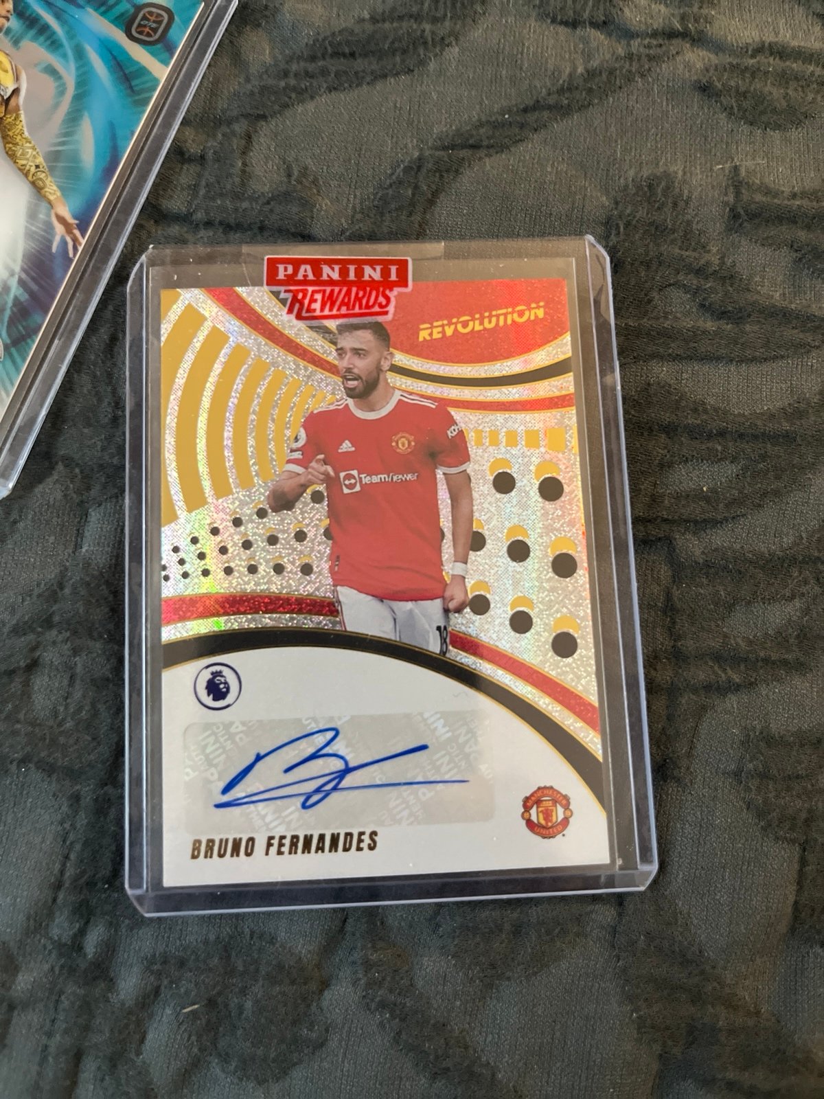 BRUNO FERNANDES 2021/22 PANINI REVOLUTION PREMIER LEAGUE AUTOGRAPH SP AUTO RARE