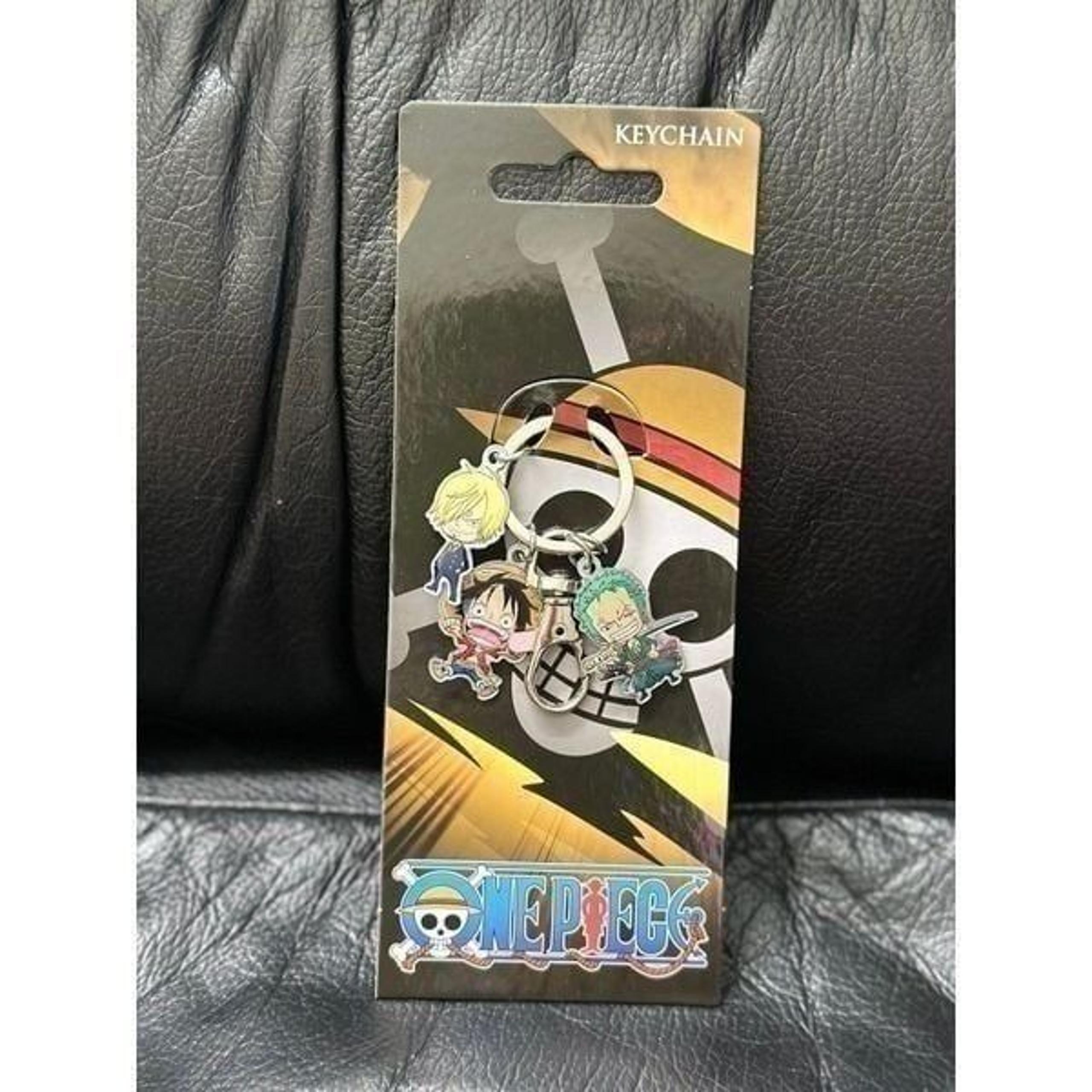 One Piece Trio Charm Keychain