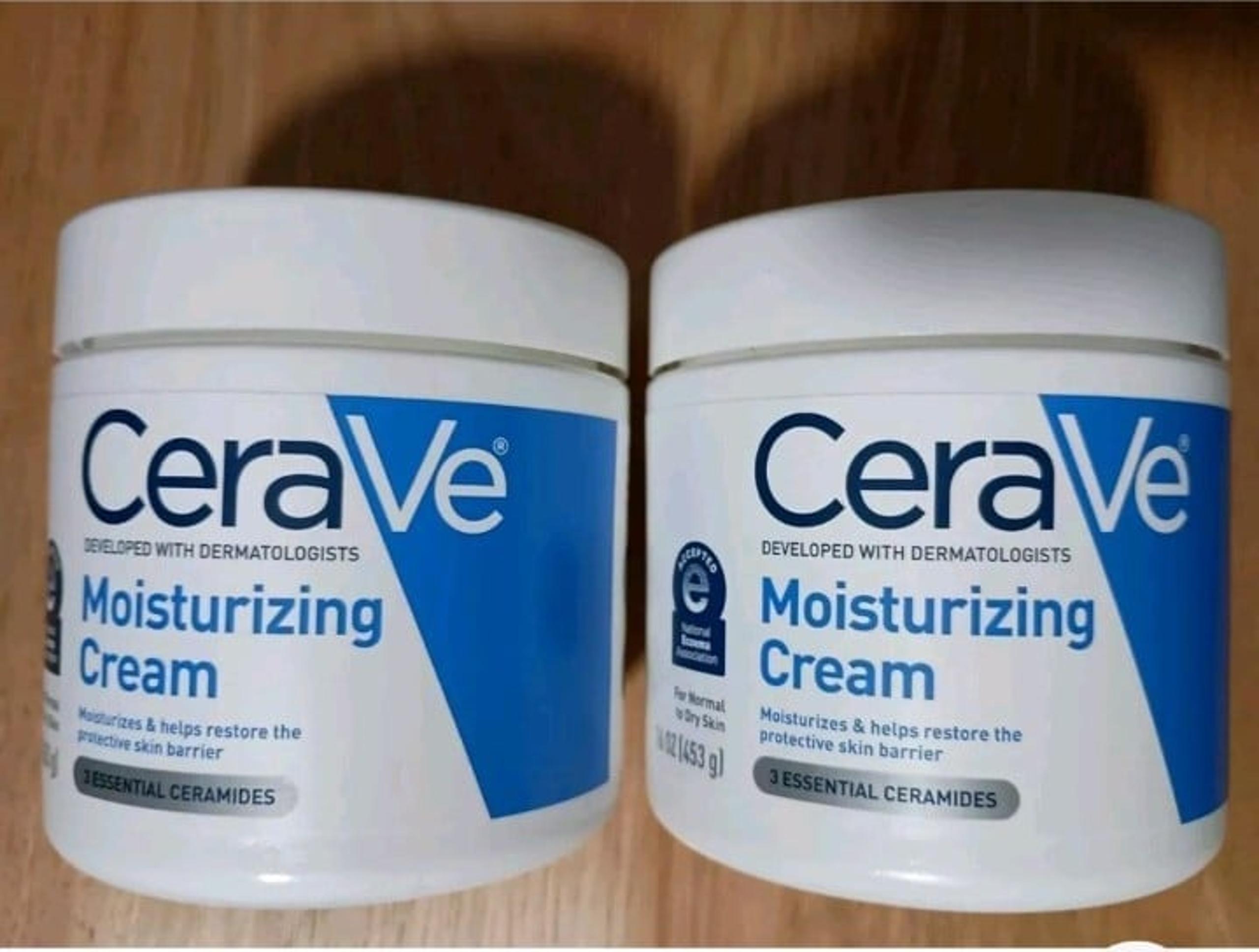 2 CeraVe Moisturizing Creams 16 oz each jar