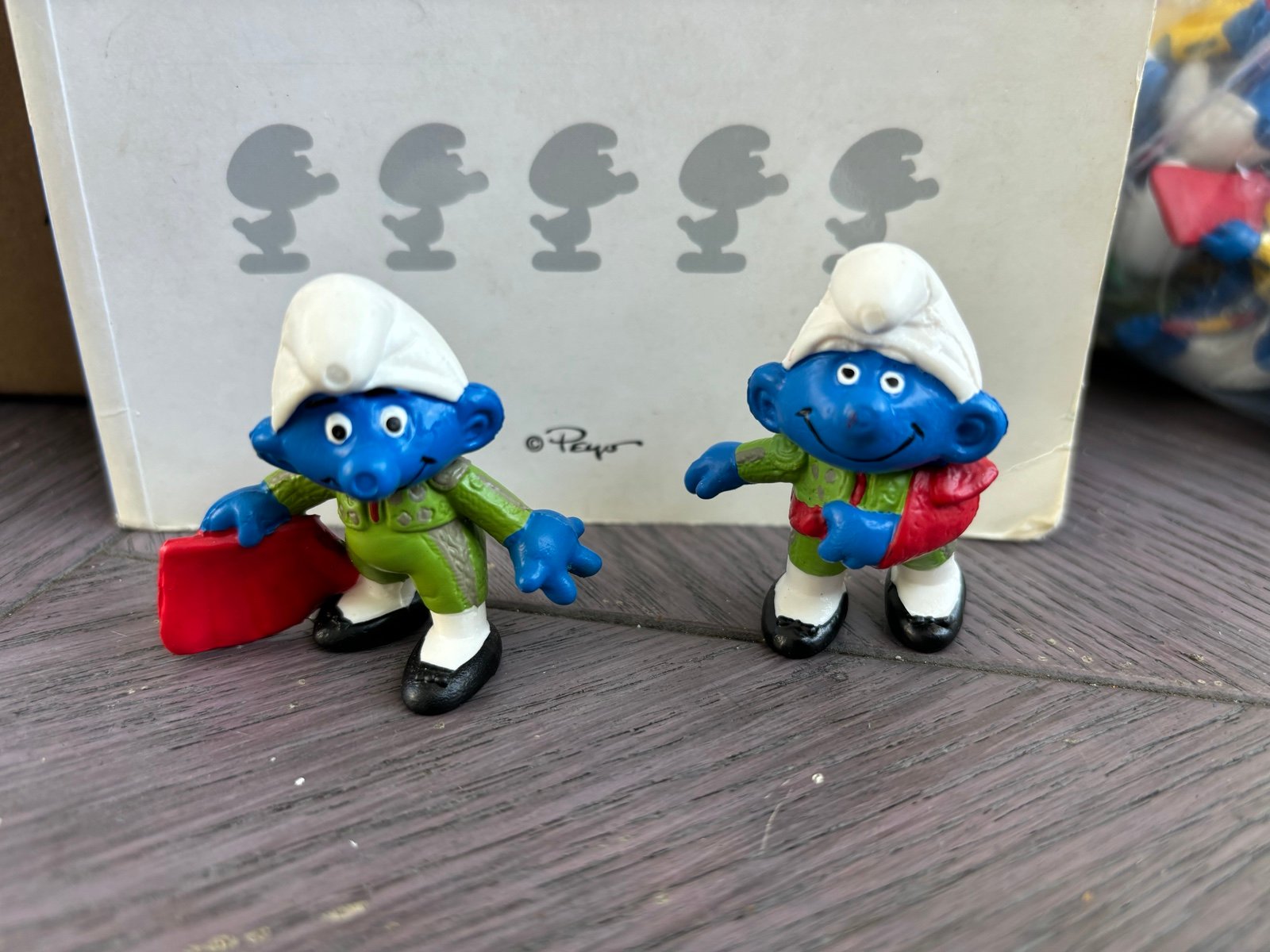 Bullfighter Torrero Smurfs Pitufo Puffi Schlumpf schtroumpf smerfy smurfen Smurf