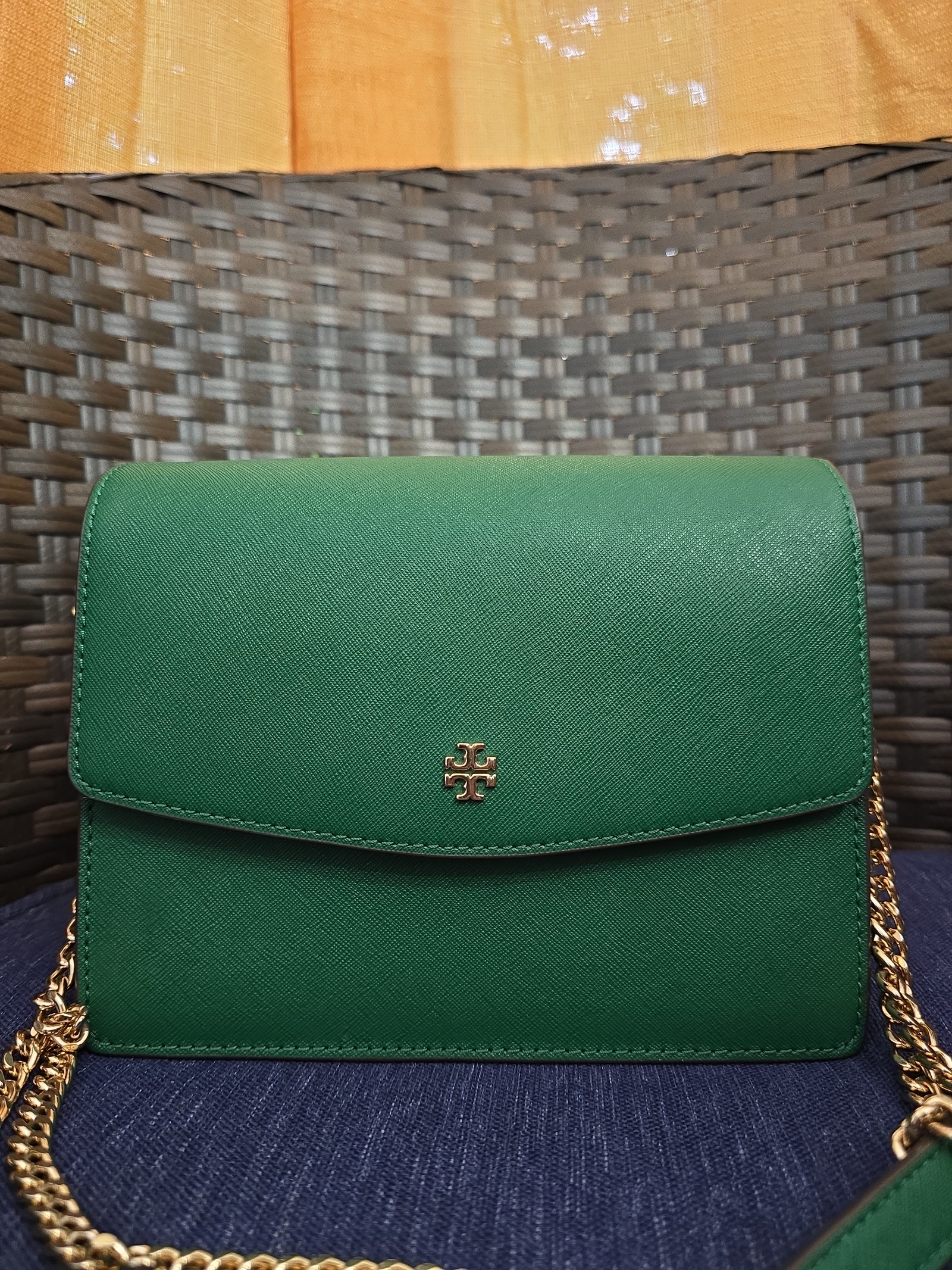 Tory Burch Green Crossbody