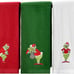 Christmas Hand Towels for Bathroom Large 25 x 16 Inches