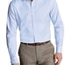 CHARLES TYRW Non-Iron Prince of Wales Check Shirt - Cornflower Blue