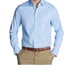 CHARLES TYRW Non-Iron Prince of Wales Check Shirt - Cornflower Blue