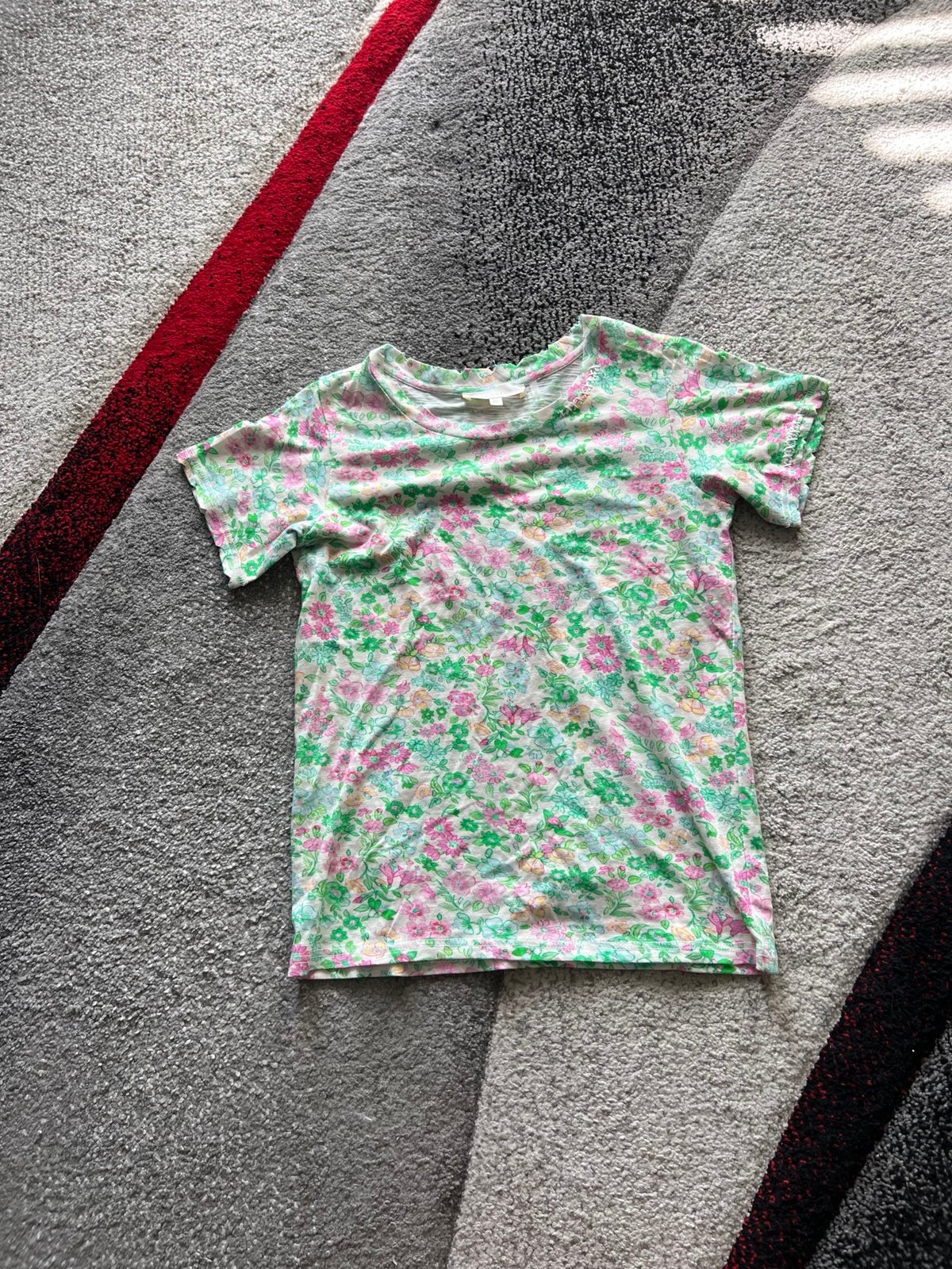 LoveShackFancy Kid’s Floral Print T Shirt