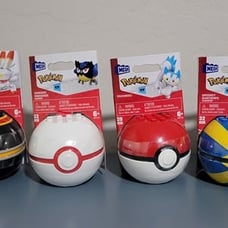 Mega Construx Pokeball Series 17 NIB Factory Sealed Complete Set