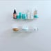 2 Pack Acrylic Floating Shelves, 15 L x 3.25 W, Clear Bathroom Wall Shelf