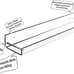 2 Pack Acrylic Floating Shelves, 15 L x 3.25 W, Clear Bathroom Wall Shelf