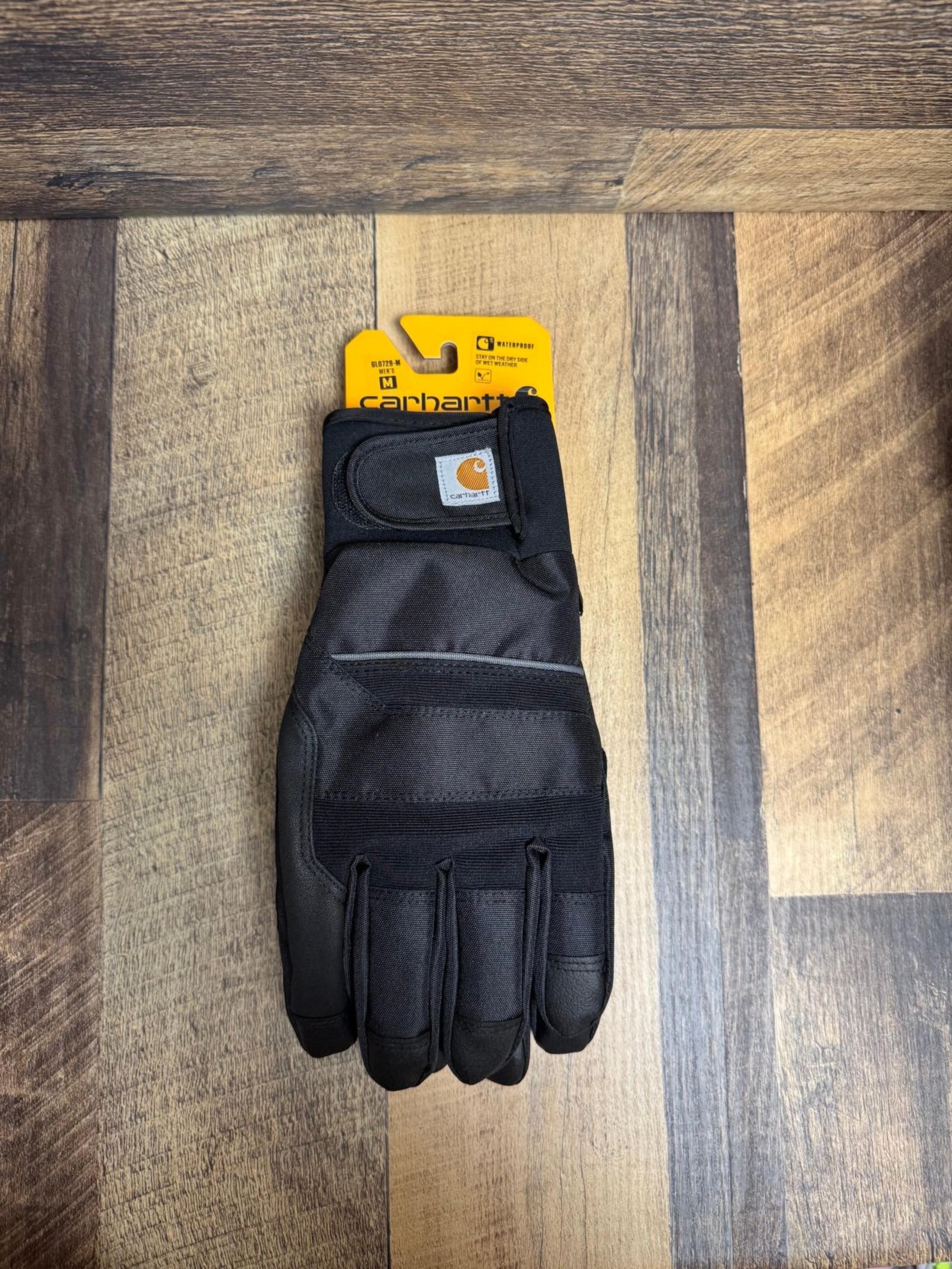 Carhartt Men’s Medium, Flexer Gloves - Waterproof, Insulated Black NEW WITH TAGS
