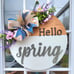 Hello Spring Door Hanger