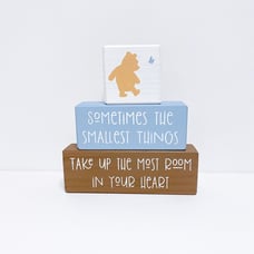 classic Winnie the Pooh nursery decoration, baby shower centerpiece, baby gift