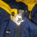 Rare Vintage 90's Notre Dame Fighting Irish Starter Jacket Mens XL Blue