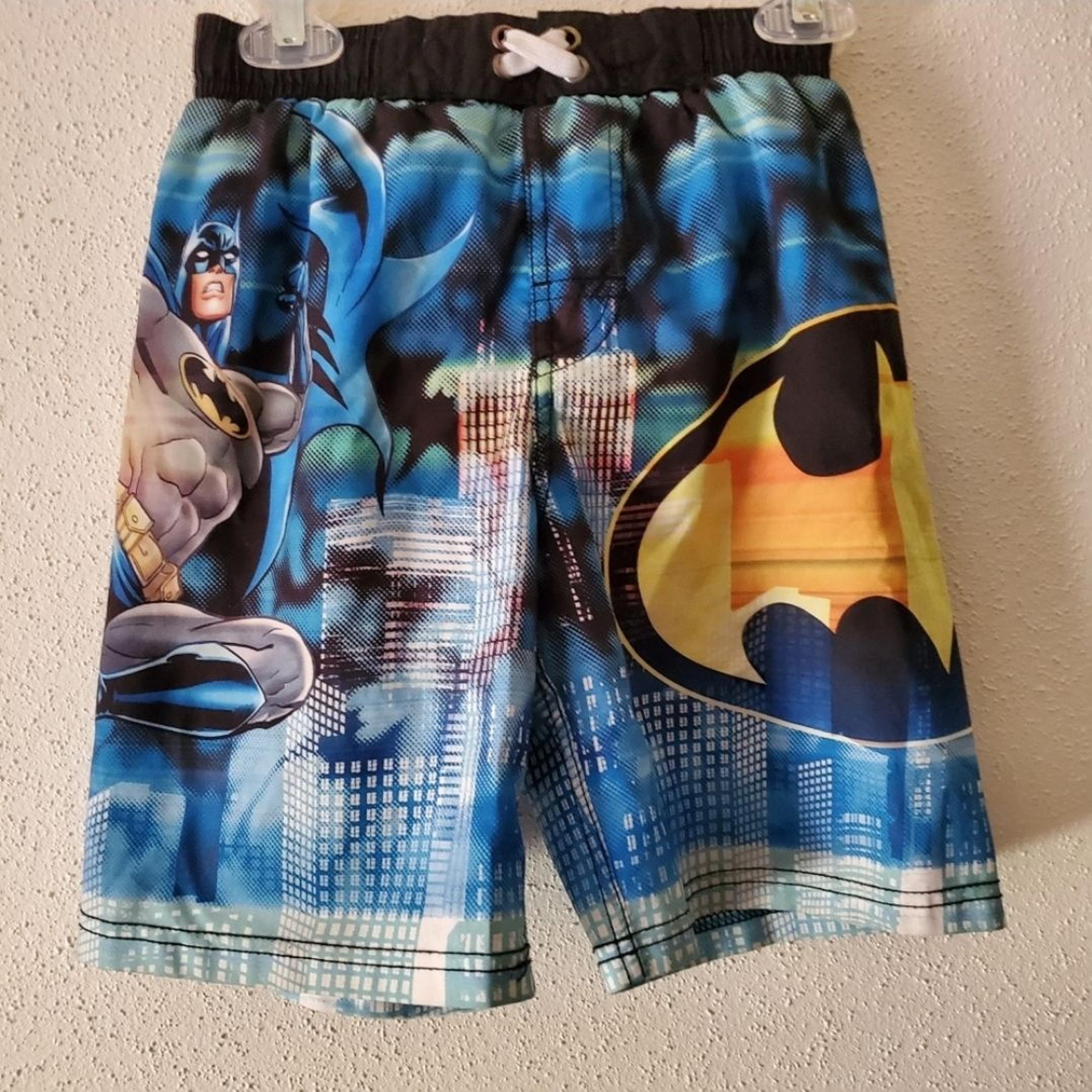 Boys Batman Swim Trunks Size 7