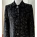 Parisian Signature Womens Black Jacquard Jacket Lined Collar Lightweight Coat 6
