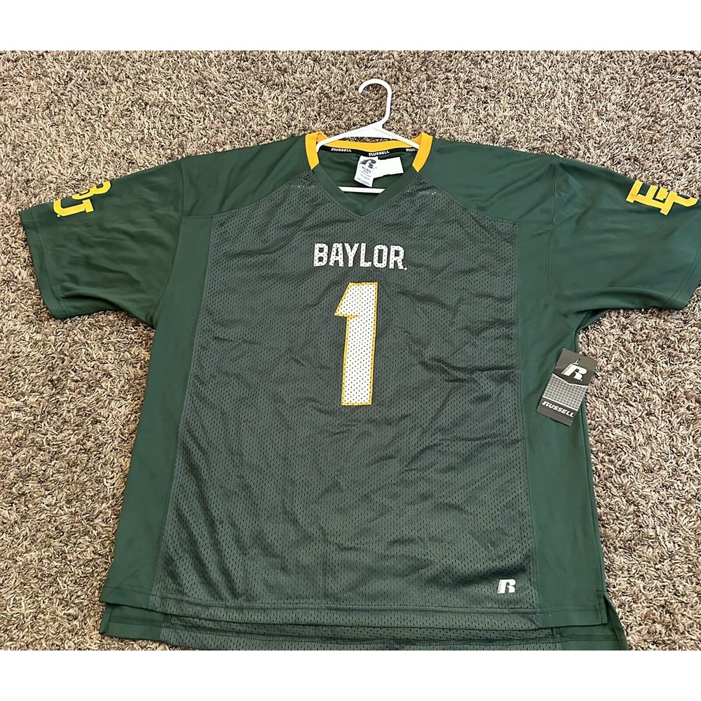 NWT Vintage Russell Athletics University Of Baylor Football Jersey Mens Size XL