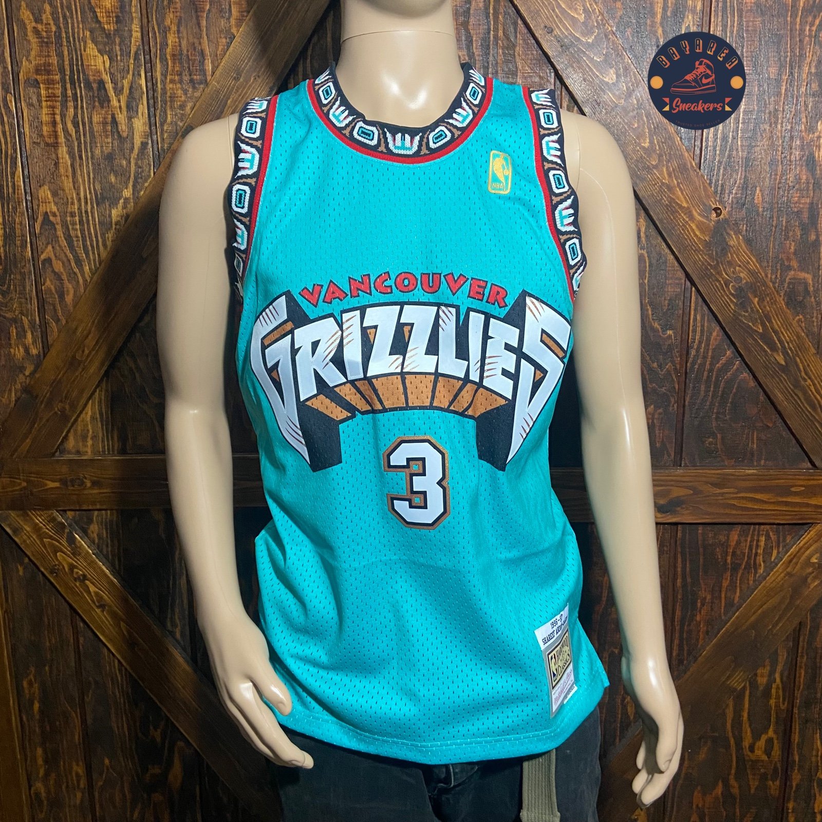 Abdur-Rahim M Vancouver Grizzlies Mitchell Ness Jerse